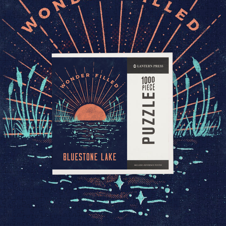 Bluestone Lake, WV, Lake Life Series, Wonder Filled, 1000 Piece Jigsaw Puzzle