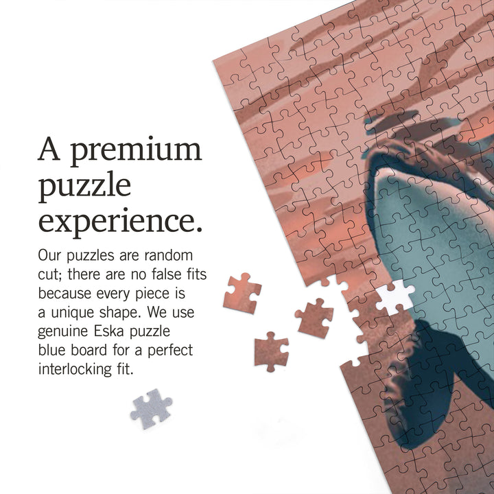 Orca, Lithograph, 1000 Piece Jigsaw Puzzle