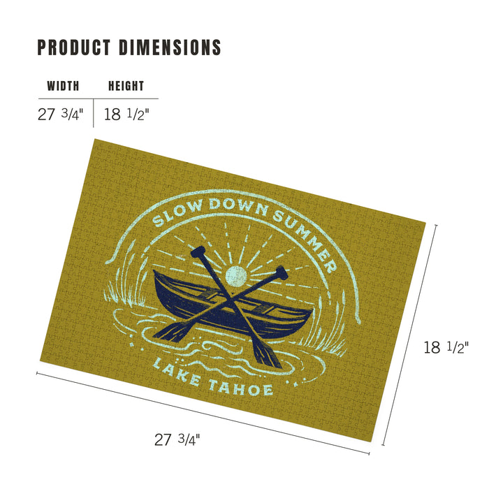 Lake Tahoe, Lake Life Series, Slow Down Summer, 1000 Piece Jigsaw Puzzle