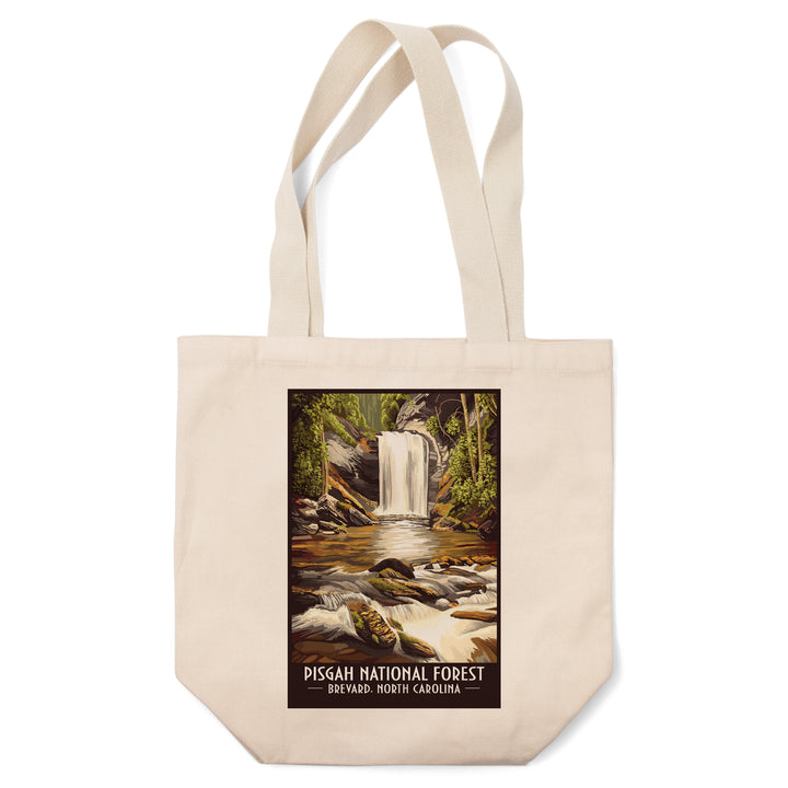 Pisgah National Forest, Brevard, North Carolina, Lantern Press Artwork, Tote Bag