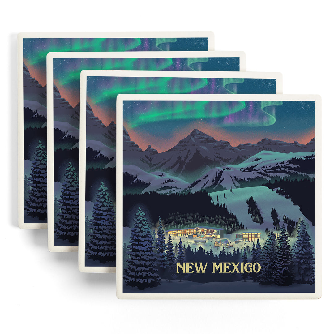 New Mexico, Village under Northern Lights, Coasters
