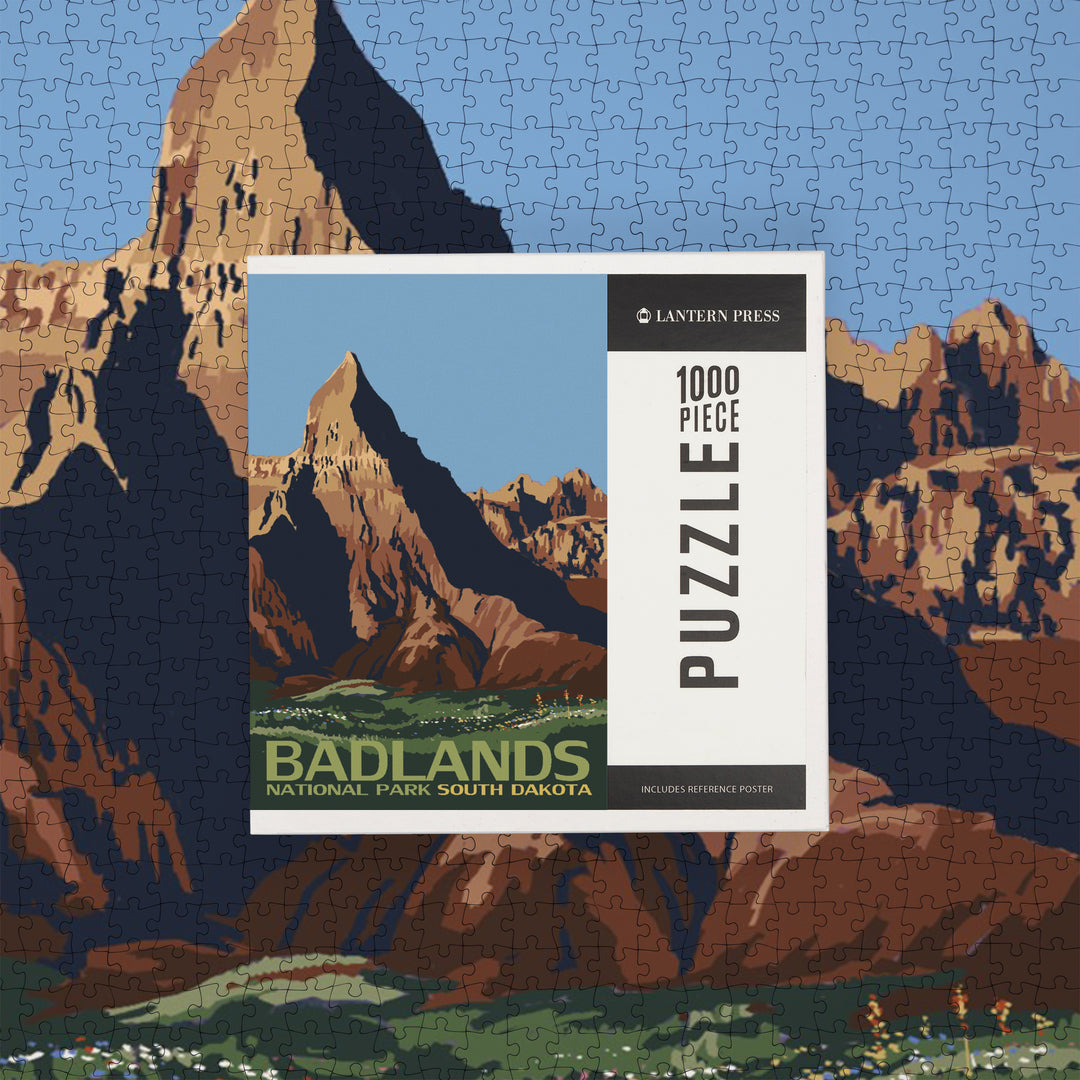 Badlands National Park, South Dakota, Jigsaw Puzzle