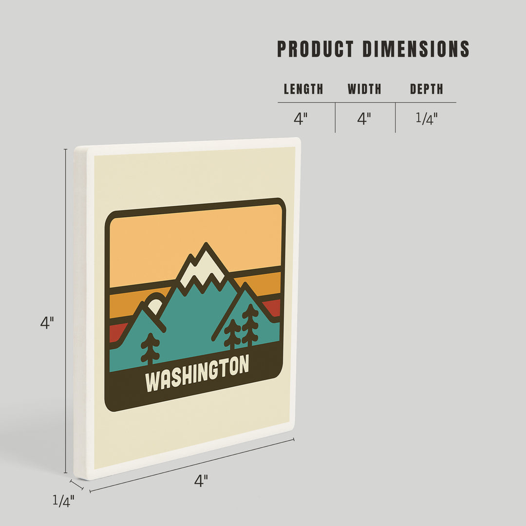Washington, Simple, Mountain Range, Coasters