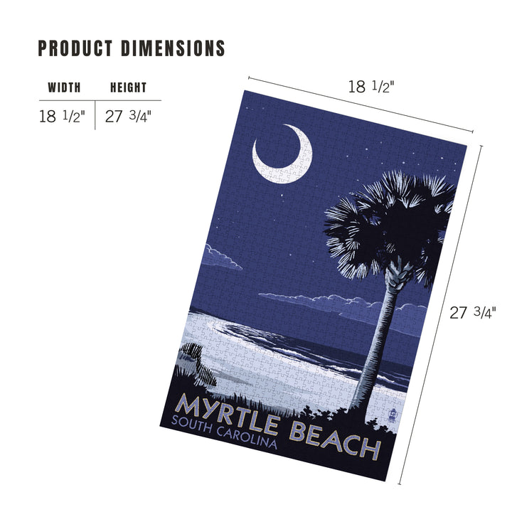 Myrtle Beach, South Carolina, Palmetto Moon, Jigsaw Puzzle