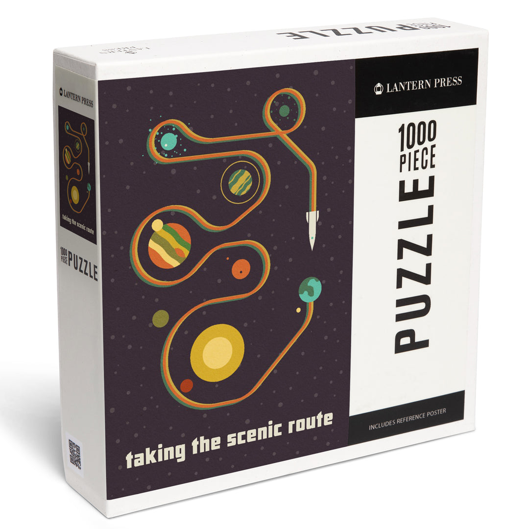 Space Is The Place Collection, Solar System, Taking The Scenic Route, Jigsaw Puzzle