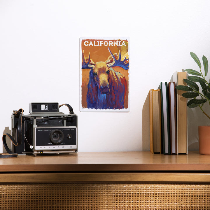 California, Vivid, Moose, Metal Signs