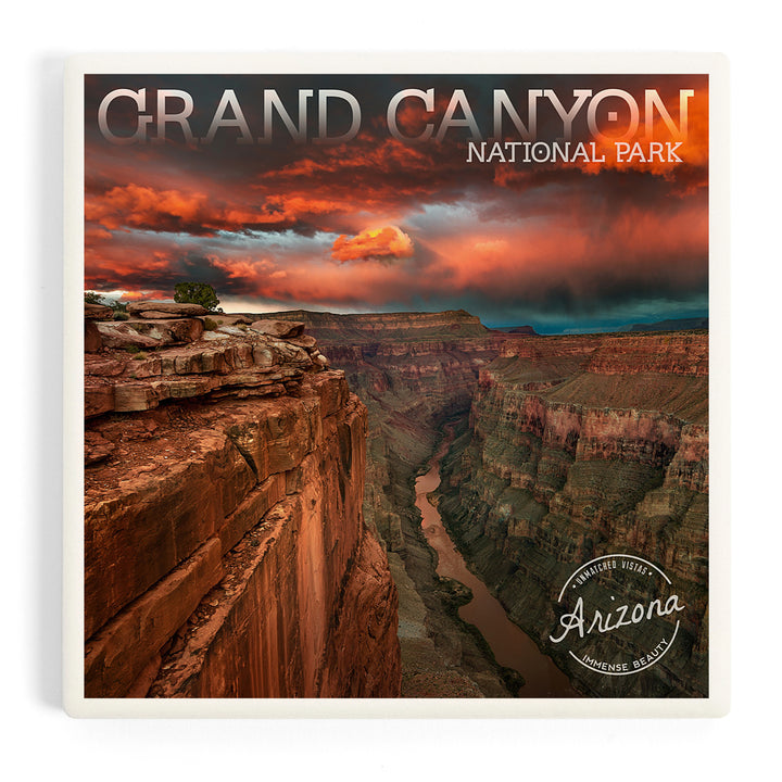 Grand Canyon National Park, Arizona, Red Sky, Coasters