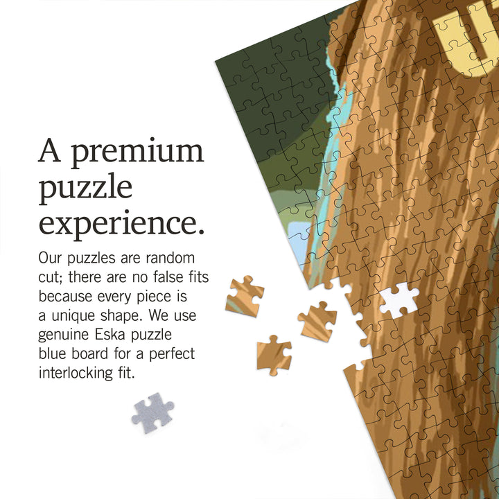 Utah, Painterly, The Beehive State, 1000 Piece Jigsaw Puzzle
