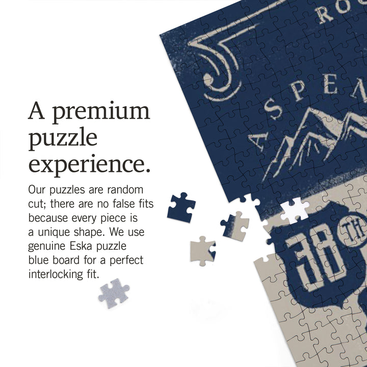 Colorado, Illustrated State Flag, State Series, 1000 Piece Jigsaw Puzzle