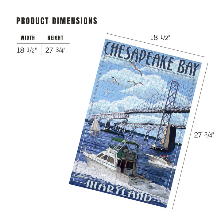 Maryland, Chesapeake Bay Bridge, Jigsaw Puzzle