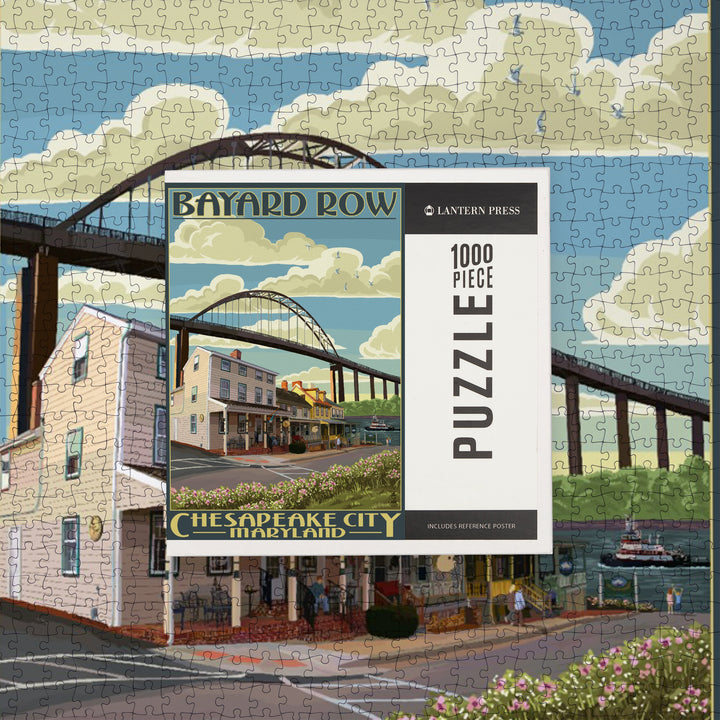 Bayard Row, Chesapeake City, Maryland, Jigsaw Puzzle