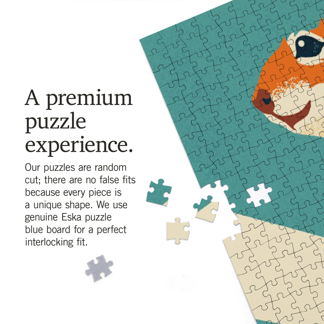 Wassau, Wisconsin, Ski Squirrel, Jigsaw Puzzle