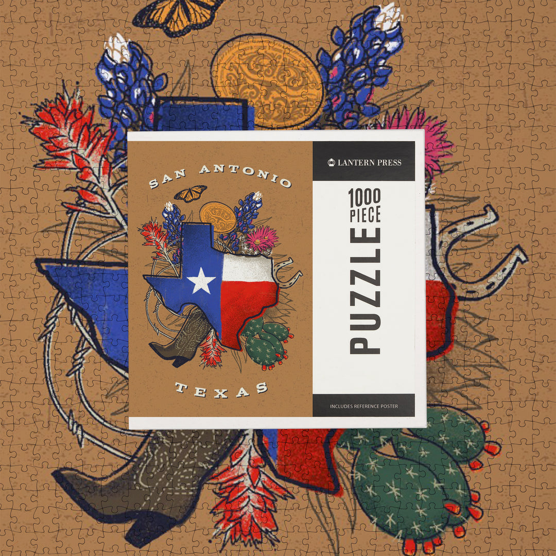 San Antonio, Texas, State Treasure Trove, Jigsaw Puzzle