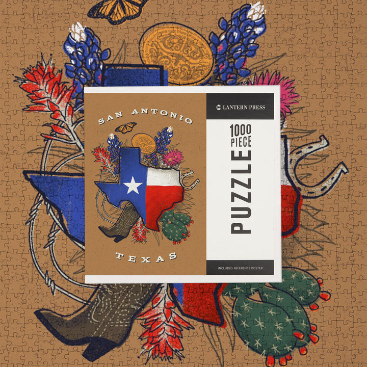 San Antonio, Texas, State Treasure Trove, Jigsaw Puzzle