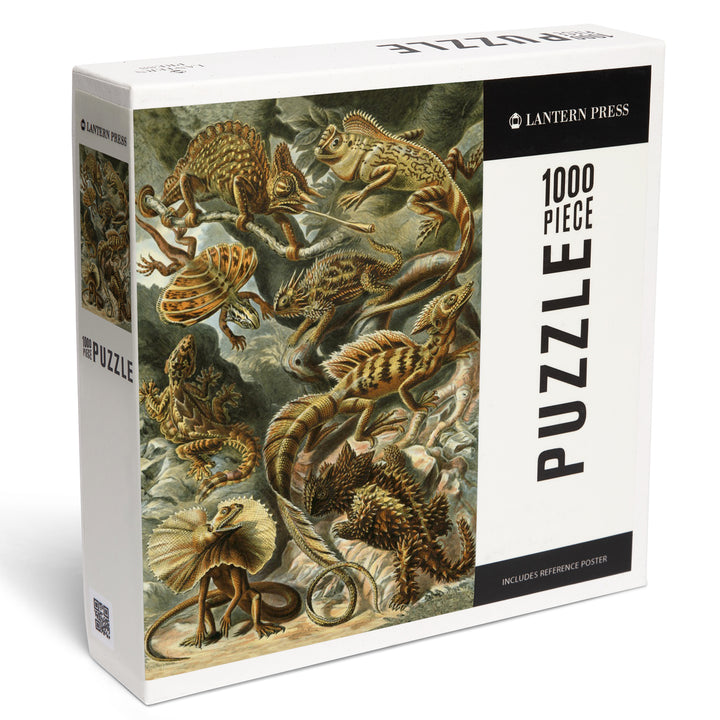 Ernst Haeckel, Lacertilia, 1000 Piece Jigsaw Puzzle