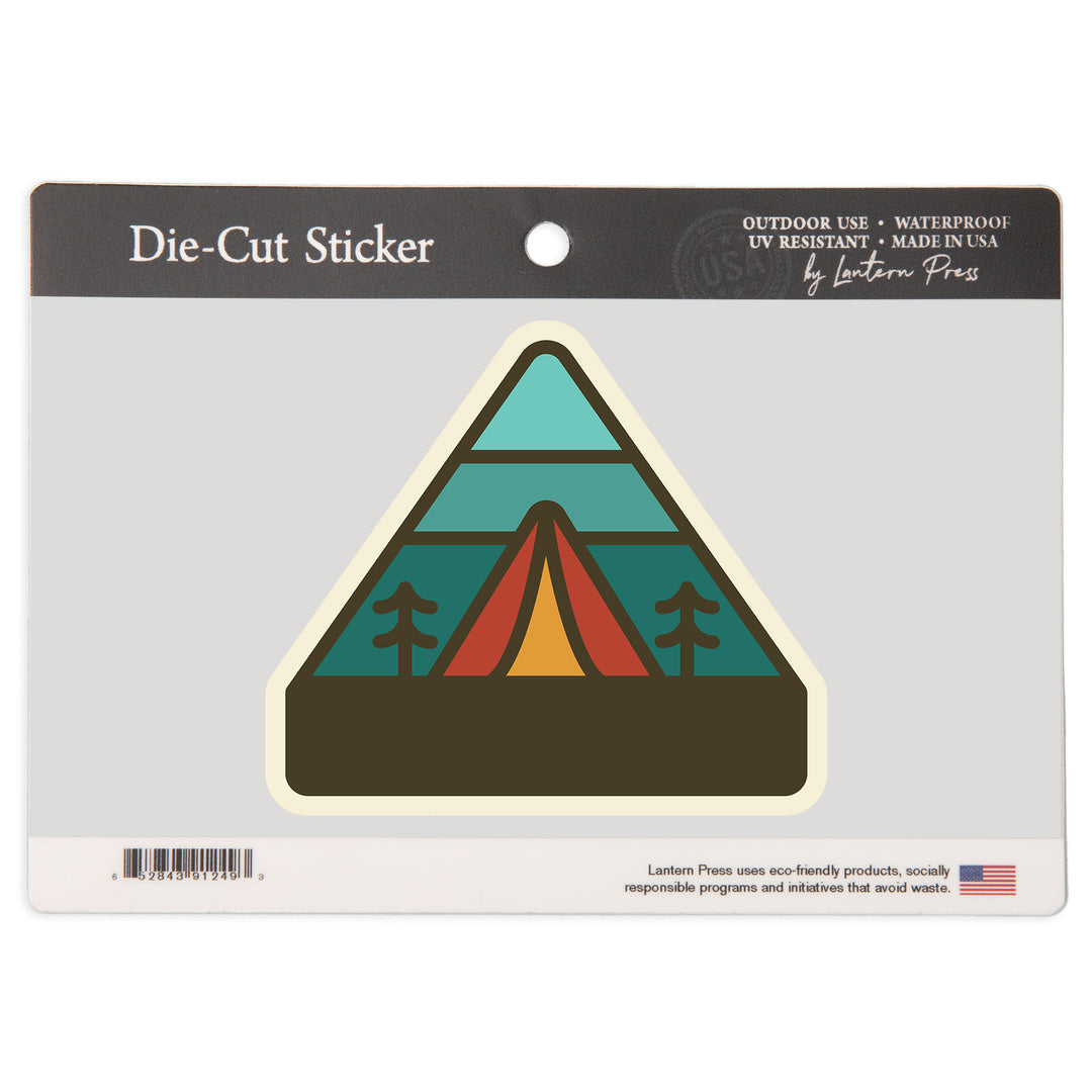 Simple Vector, Camping, Vinyl Sticker