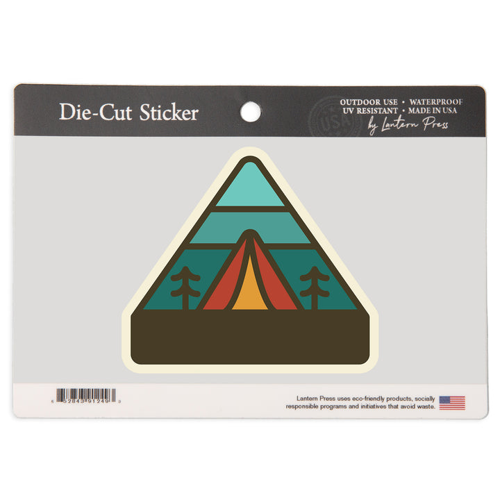 Simple Vector, Camping, Vinyl Sticker
