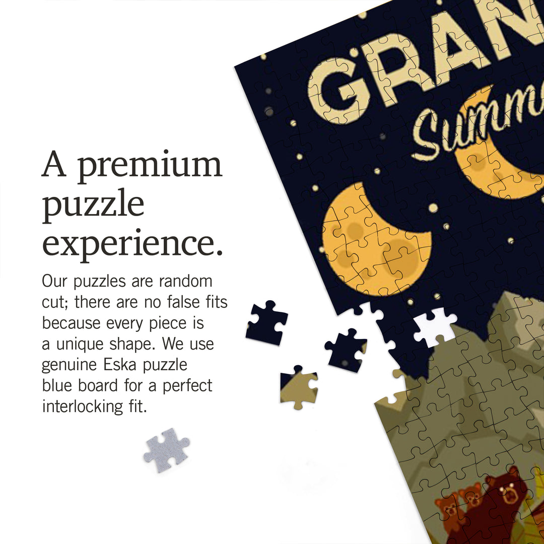 Grand Teton National Park, Wyoming, Summer of the Eclipse, Geometric, Jigsaw Puzzle