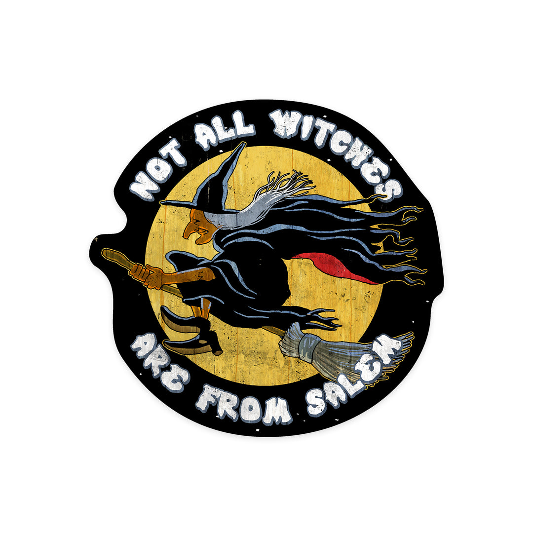 Salem, Massachusetts, Not All Witches Are From Salem, Contour, Vinyl Sticker