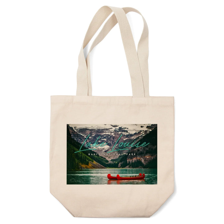 Banff National Park, Canada, Lake Louise, Big Type, Photography, Tote Bag
