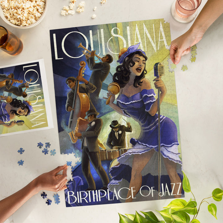 Louisiana, Birthplace of Jazz, Jigsaw Puzzle