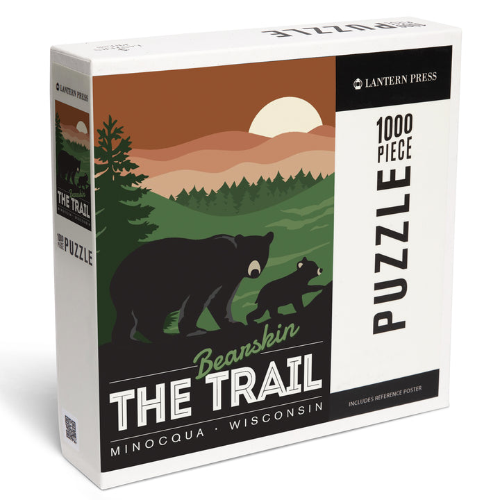 Minocqua, Wisconsin, The Bearskin Trail, 1000 Piece Jigsaw Puzzle