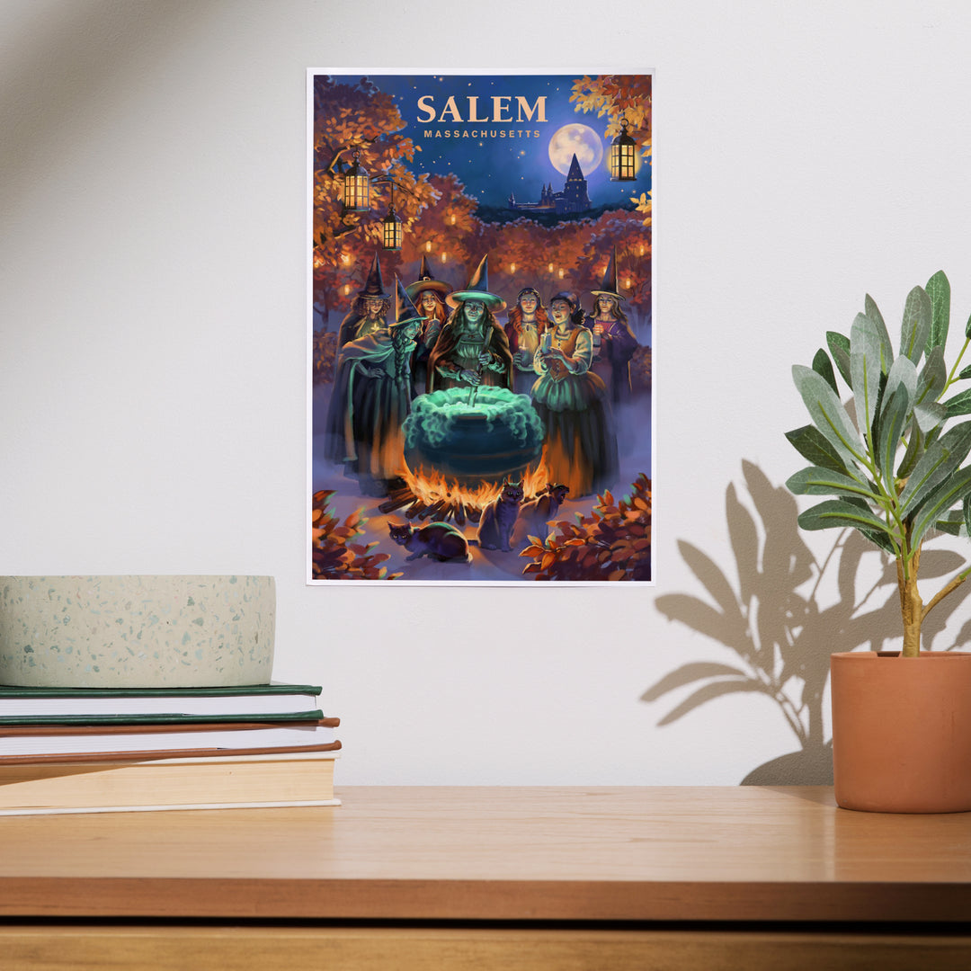 Salem, Massachusetts, Oil Painting, Witch's, Art & Giclee Prints