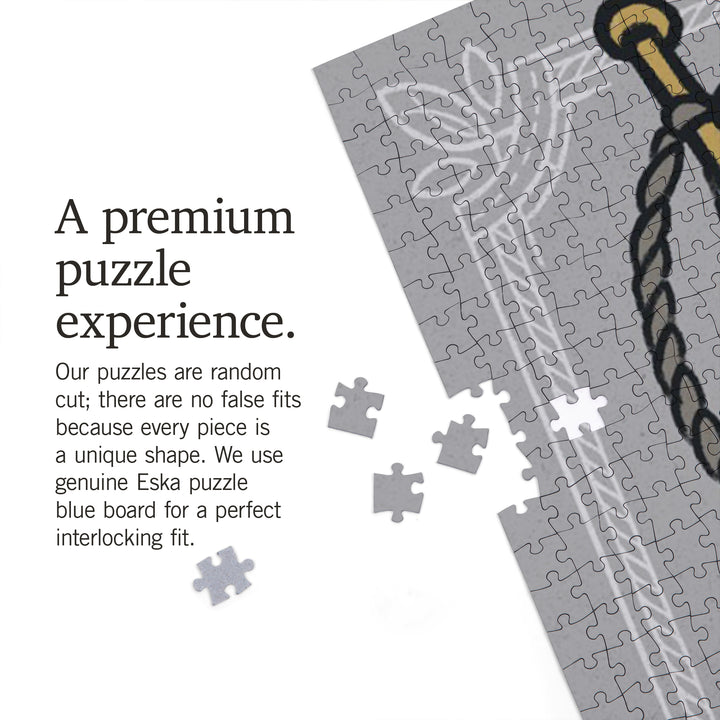 Ocean City, Maryland, Waving State Flag, State Series, 1000 Piece Jigsaw Puzzle