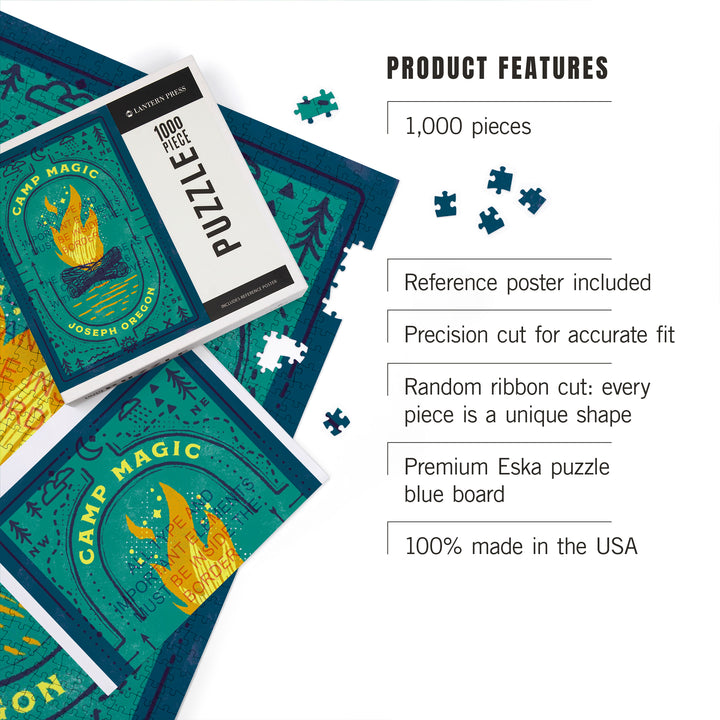 Joseph, Oregon, Lake Life Series, Camp Magic, 1000 Piece Jigsaw Puzzle