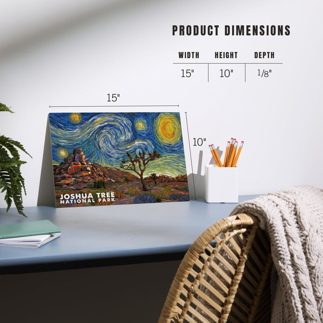 Joshua Tree National Park, Starry Night National, Wood Sign and Postcards