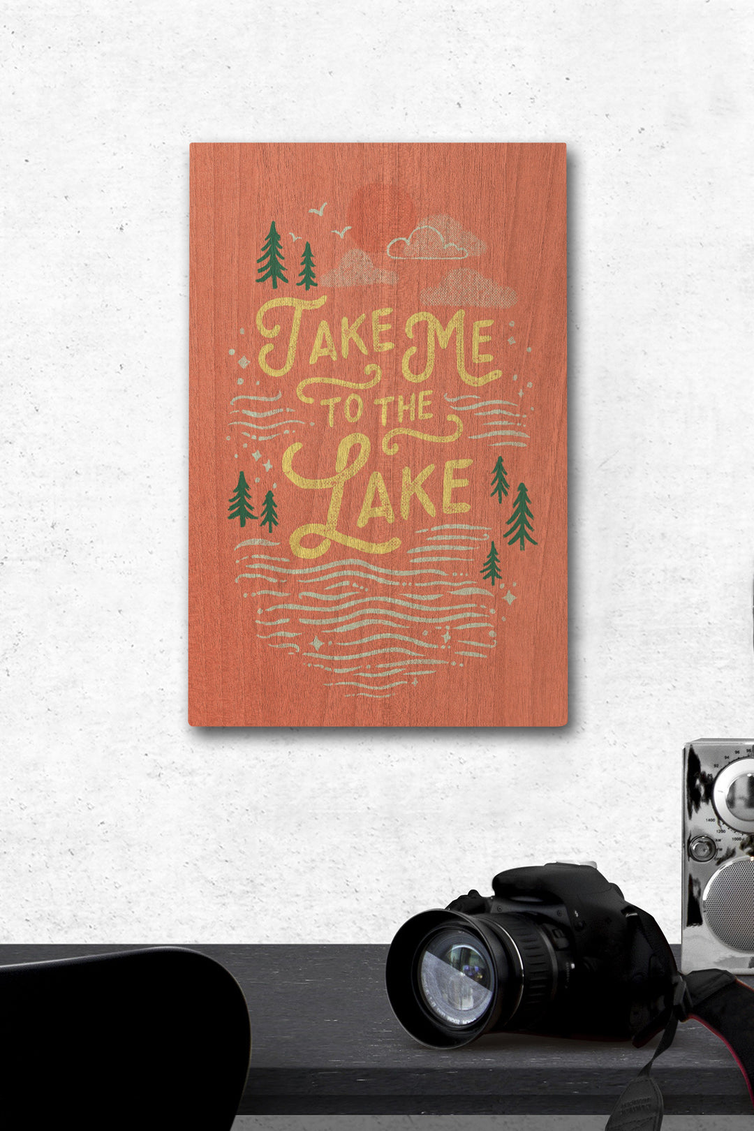Lake Life Series, Take Me To The Lake, Wood Signs and Postcards