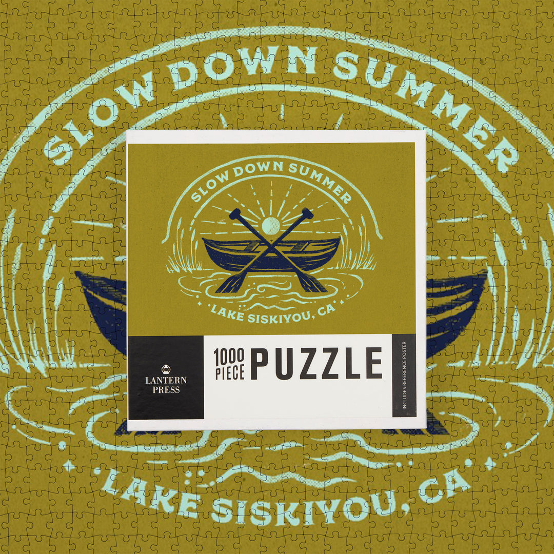 Lake Siskiyou, California, Lake Life Series, Slow Down Summer, Jigsaw Puzzle