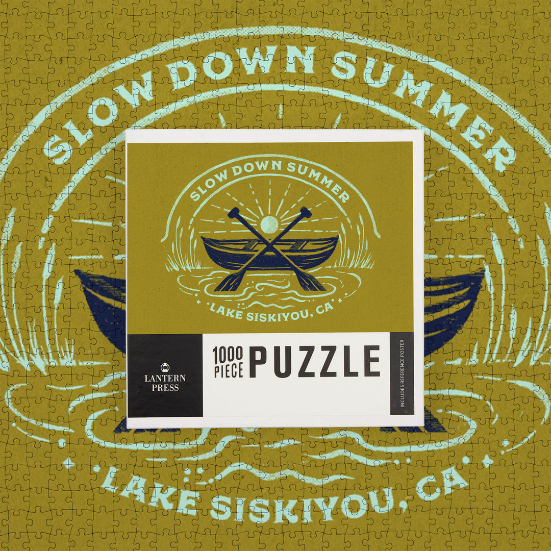 Lake Siskiyou, California, Lake Life Series, Slow Down Summer, Jigsaw Puzzle - Lantern Press