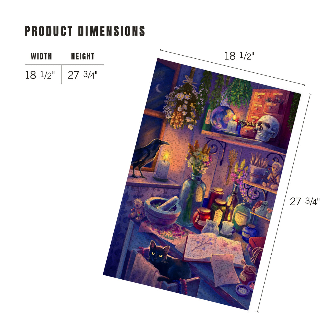 Oil Painting, Midnight Apothecary, 1000 Piece Jigsaw Puzzle