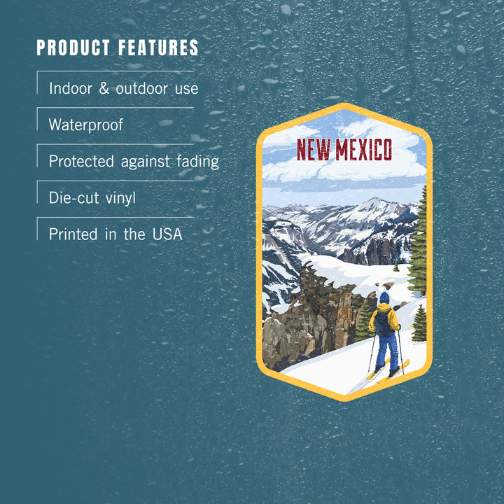 New Mexico, Painterly, Enjoy The View, Vinyl Sticker
