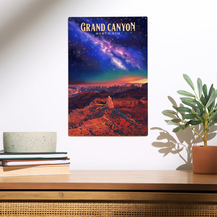 North Rim, Arizona, Oil Painting, Grand Canyon, Wood Sign and Postcards