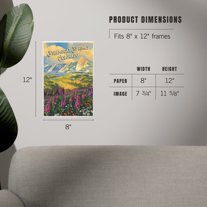 Steamboat Springs, Colorado, Flatirons, Oil Painting, Art & Giclee Prints