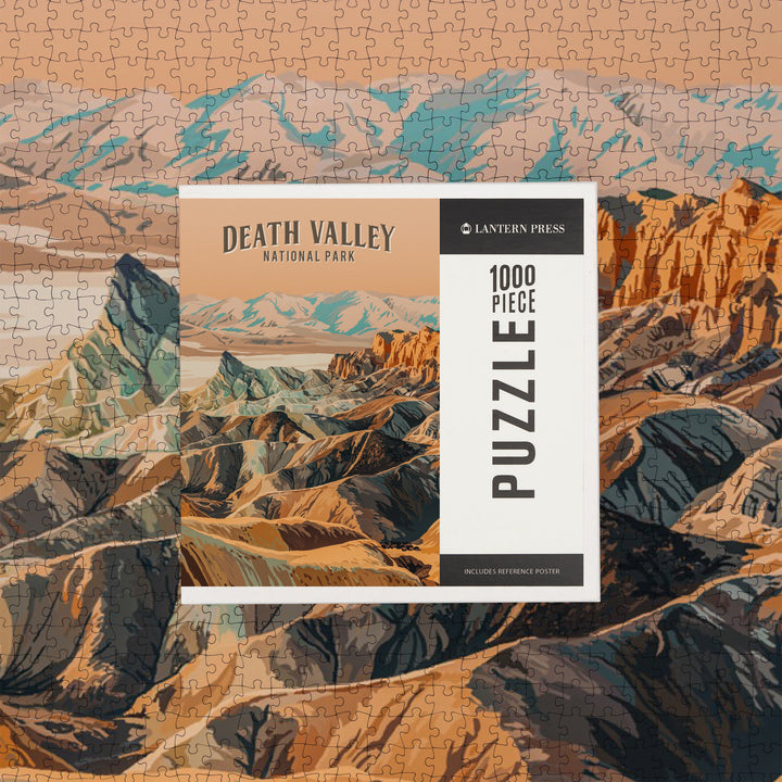 Death Valley National Park, California, Painterly National Park Series, Jigsaw Puzzle