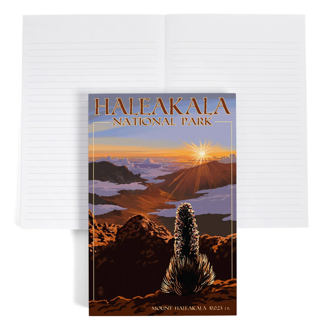 Lined 6x9 Journal, Haleakalā National Park, Sunrise, Lay Flat, 193 Pages, FSC paper