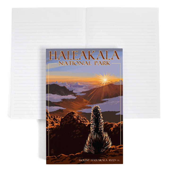 Lined 6x9 Journal, Haleakalā National Park, Sunrise, Lay Flat, 193 Pages, FSC paper