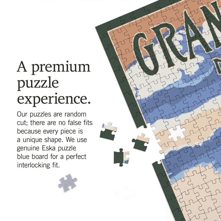 Grand Haven, Michigan, Snowman Scene, Jigsaw Puzzle