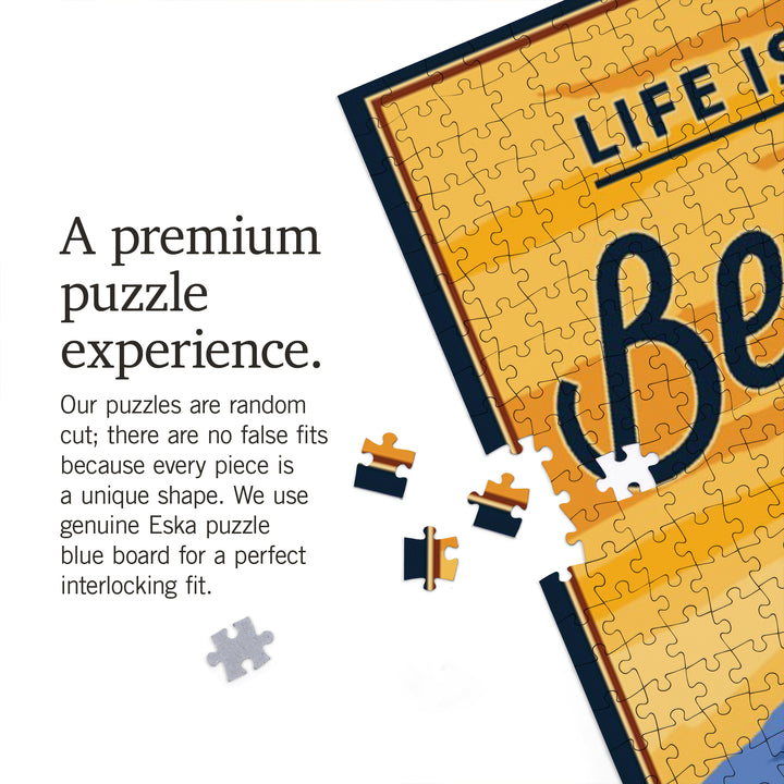 Idaho, Life is a Beautiful Ride, Bike and Mountain, Jigsaw Puzzle