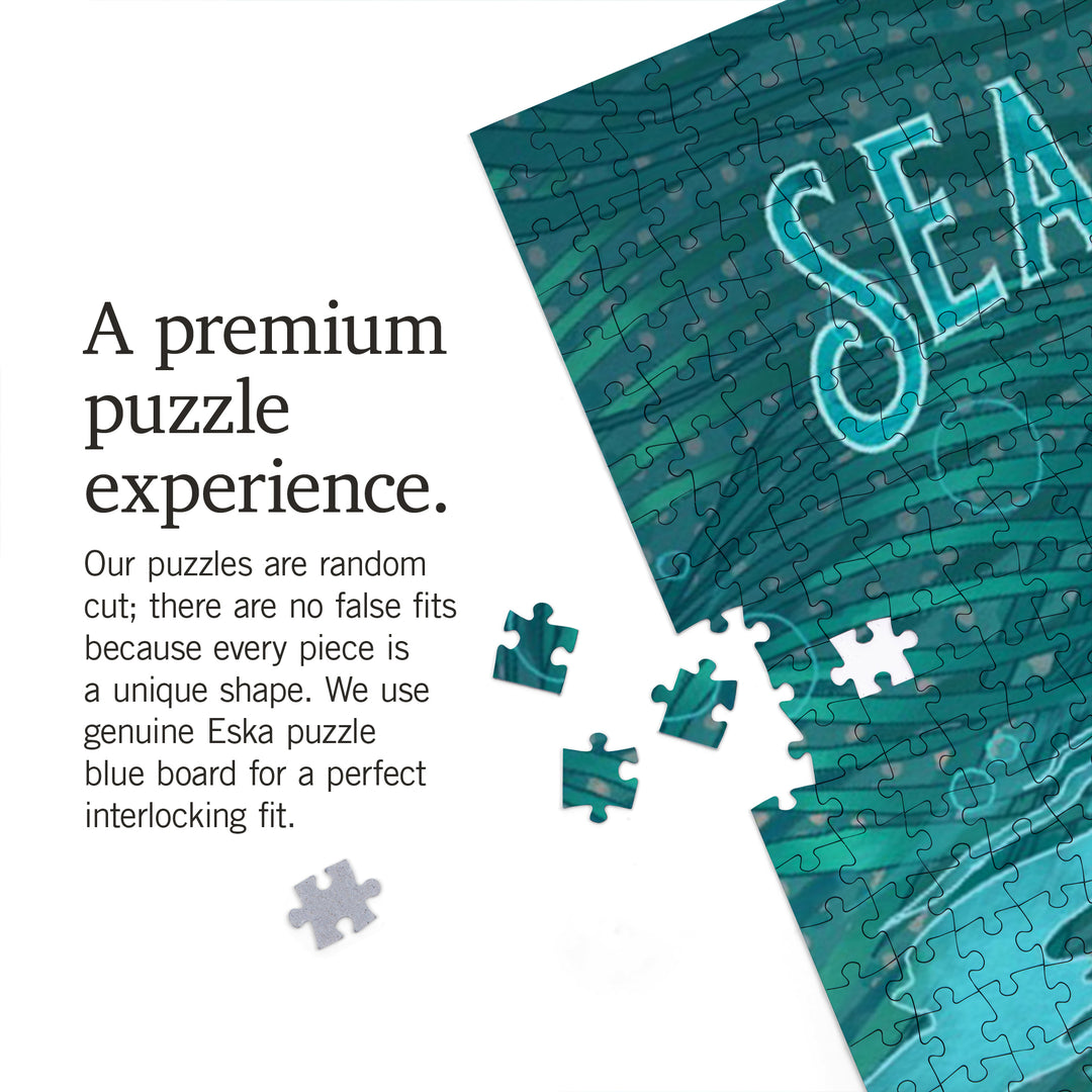 Morro Bay, California, Sea Otter, 1000 Piece Jigsaw Puzzle