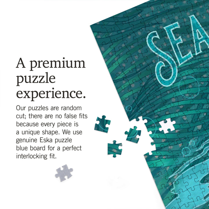 Morro Bay, California, Sea Otter, 1000 Piece Jigsaw Puzzle