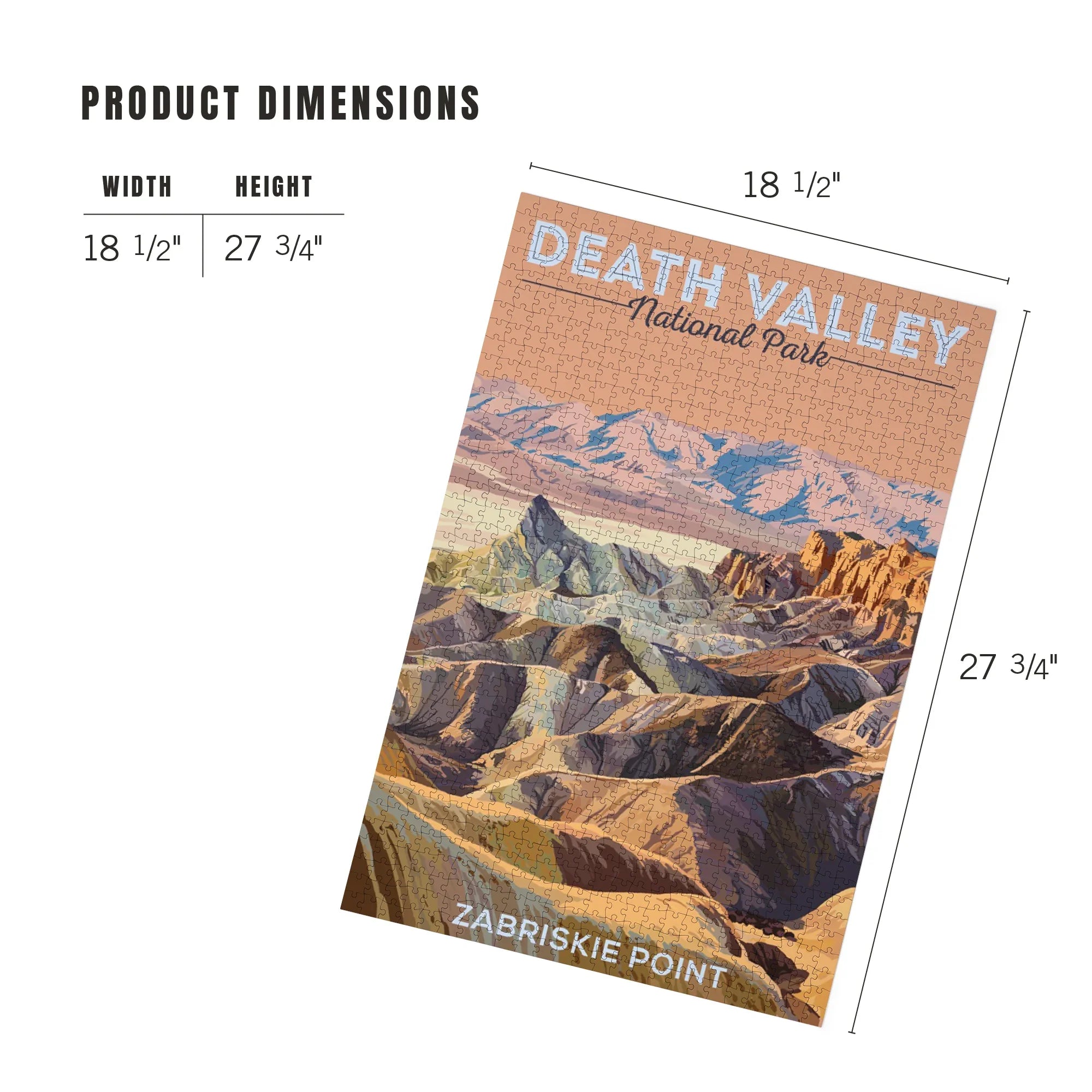 Death Valley National Park, California, Zabriskie Point, Painterly