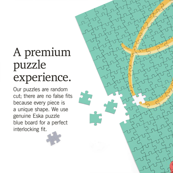 Colorado, Geometric, Gone Campin, Trailer, 1000 Piece Jigsaw Puzzle