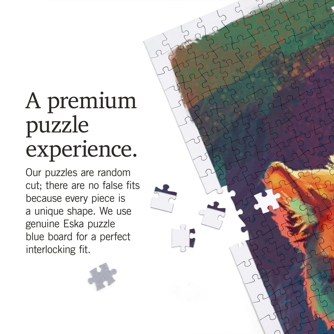 Utah, Vivid, Gray Wolf, 1000 Piece Jigsaw Puzzle