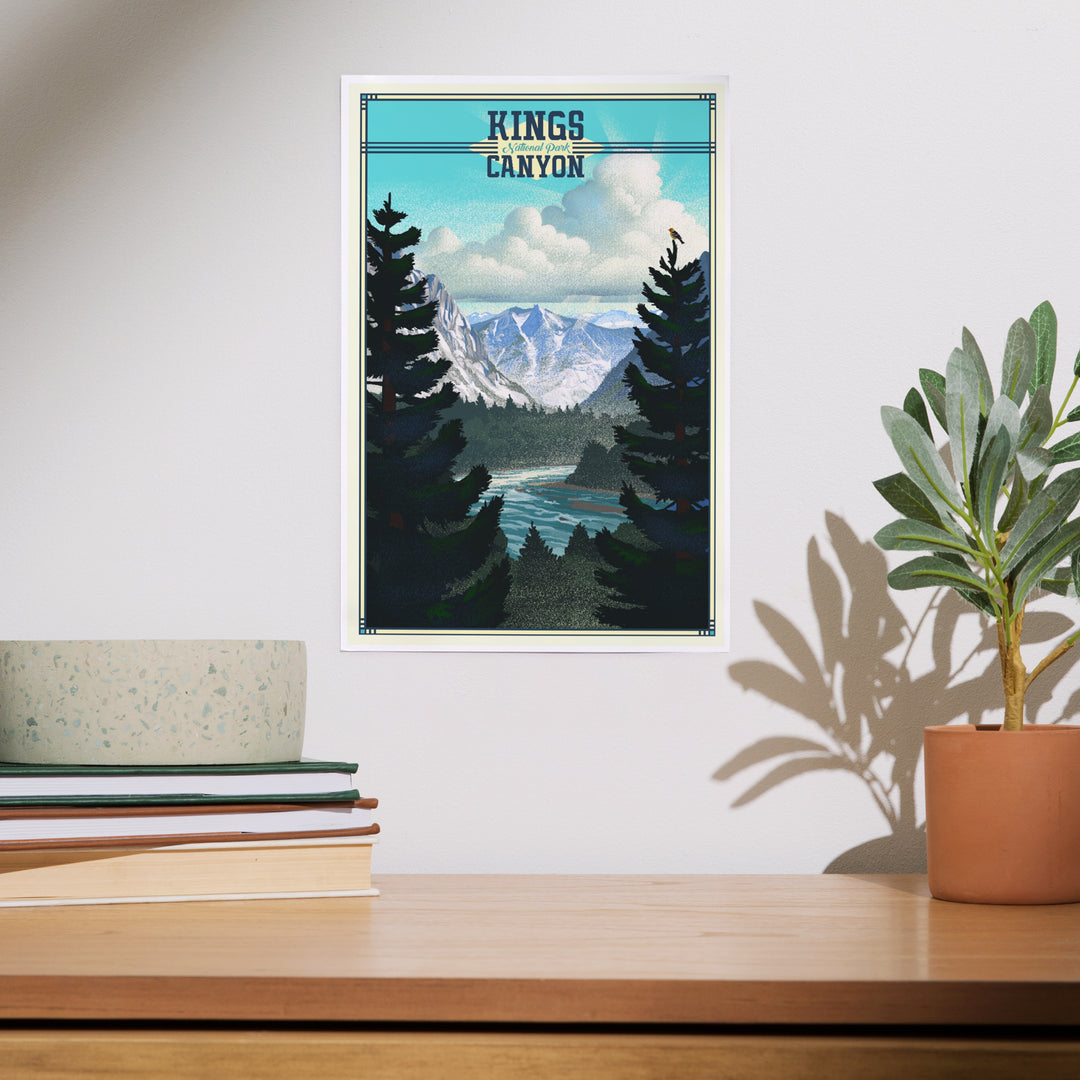 Kings Canyon National Park, Lithograph, Art & Giclee Prints