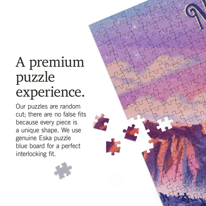 Nevada, Lithograph, Apres Ski, 1000 Piece Jigsaw Puzzle