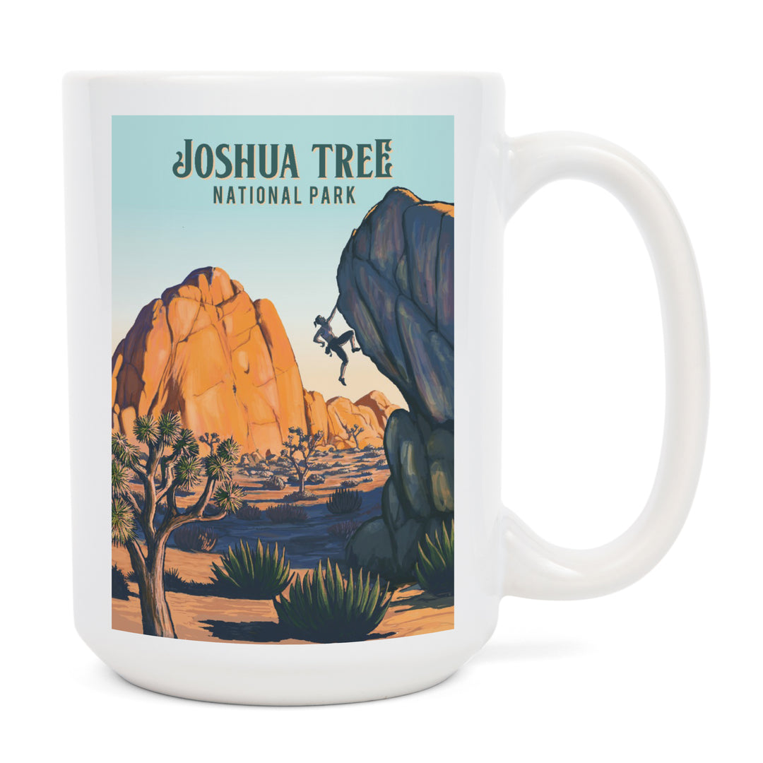 Joshua Tree National Park, California, Painterly National Park Series, Ceramic Mug